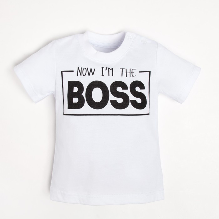 Футболка детская Крошка Я "Little Boss", рост 80-86 см, цвет белый, Крошка Я "Little Boss"
Футболка детская Крошка Я "Little Boss", рост 80-86 см, цвет белый, Крошка Я "Little Boss"