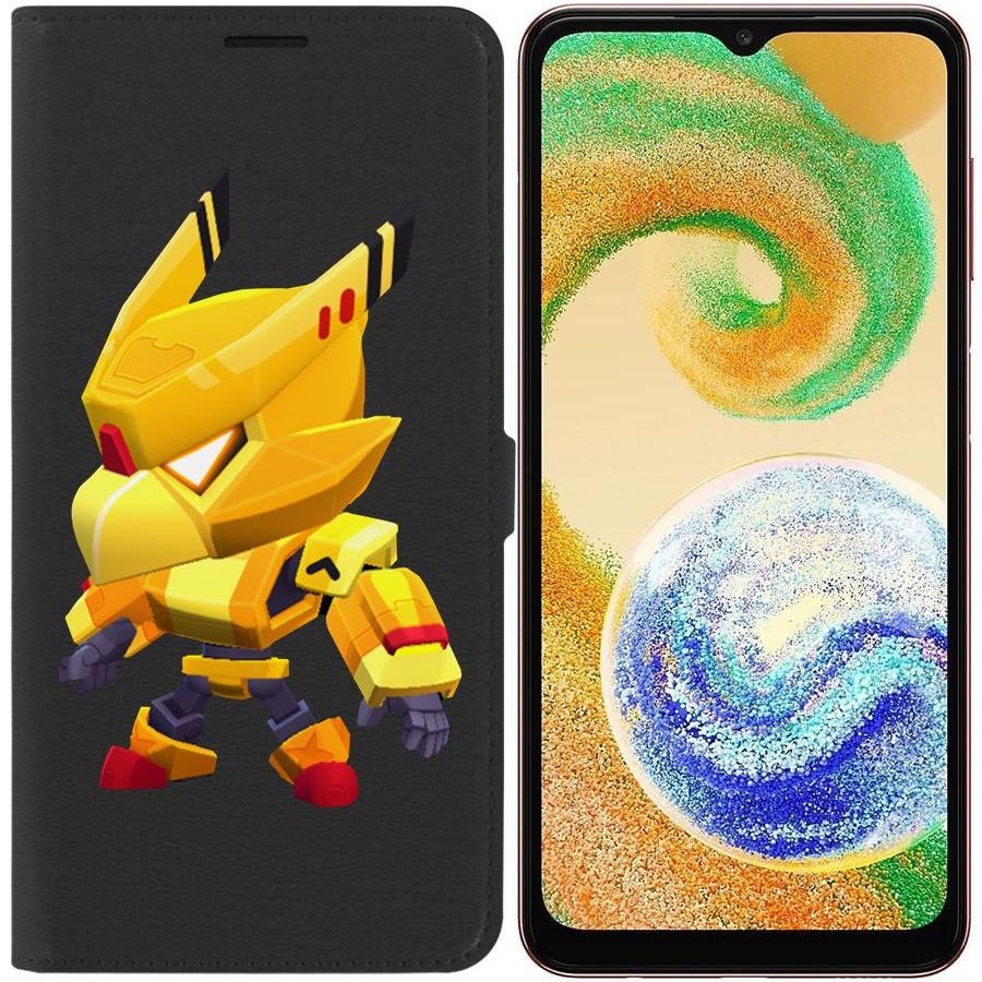 Чехол-книжка Eco для Samsung Galaxy A04s (A047) Brawl Stars-Ворон Золотой Меха (черный)
Чехол-книжка Eco для Samsung Galaxy A04s (A047) Brawl Stars-Ворон Золотой Меха (черный)