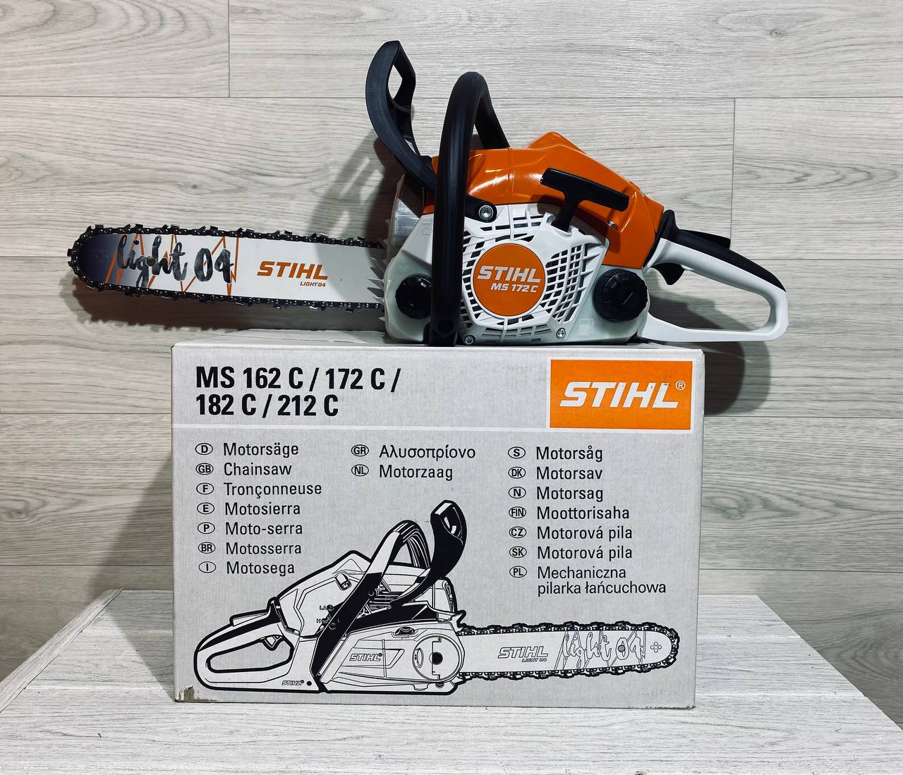 Бензопила STIHL MS 172C-BE 14 дюймов шина 35 см, MS 172 C-BE 
Бензопила STIHL MS 172C-BE 14 дюймов шина 35 см, MS 172 C-BE