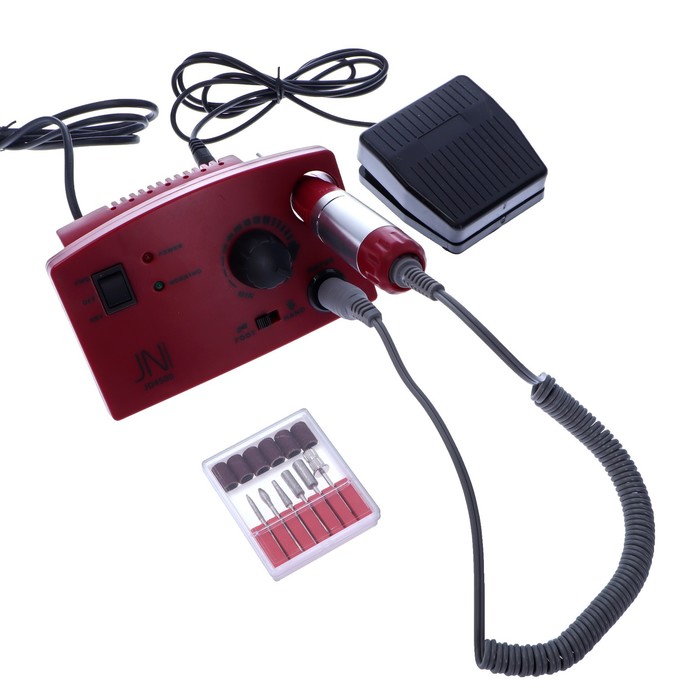 Аппарат для маникюра и педикюра JessNail JD4500, 4 фрезы 30000 об/мин, 35 Вт, 7292346, Красный
Аппарат для маникюра и педикюра JessNail JD4500, 4 фрезы 30000 об/мин, 35 Вт, 7292346, Красный