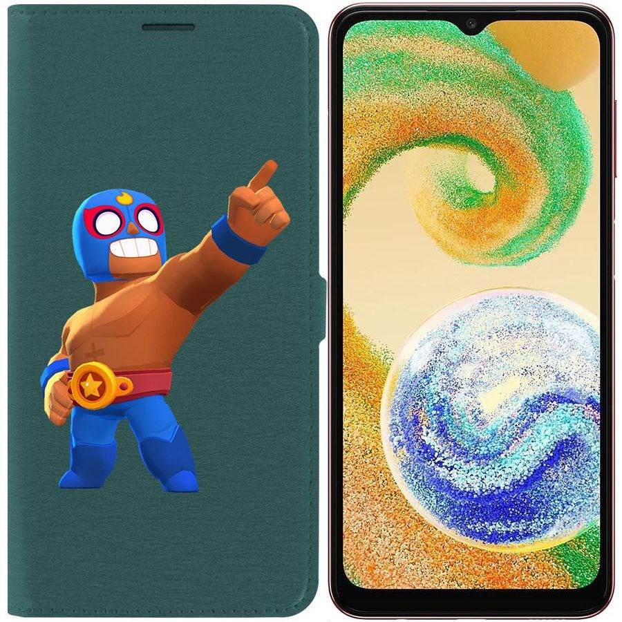 Чехол-книжка Eco для Samsung Galaxy A04s (A047) Brawl Stars-Эль Примо (зелёный опал)
Чехол-книжка Eco для Samsung Galaxy A04s (A047) Brawl Stars-Эль Примо (зелёный опал)