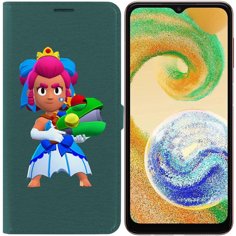 Чехол-книжка Eco для Samsung Galaxy A04s (A047) Brawl Stars-Принцесса Шелли (зелёный опал)
Чехол-книжка Eco для Samsung Galaxy A04s (A047) Brawl Stars-Принцесса Шелли (зелёный опал)