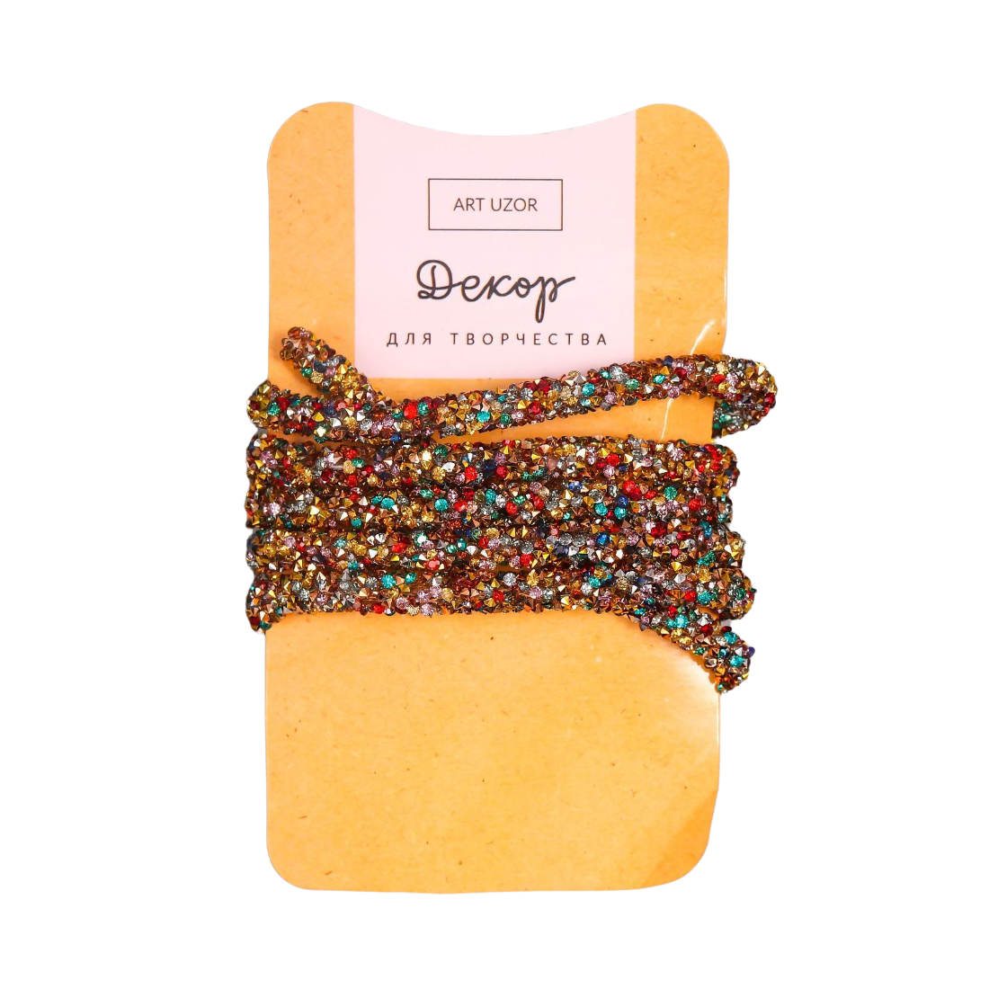 Тесьма клеевая Кристаллы разноцветные намотка 1 метр
Тесьма клеевая Кристаллы разноцветные намотка 1 метр