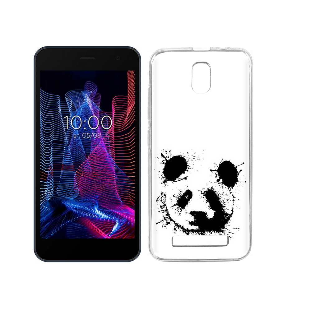 Чехол MyPads Tocco для BQ 5047L Like клякса-панда, Прозрачный, Tocco 
Чехол MyPads Tocco для BQ 5047L Like клякса-панда, Прозрачный, Tocco