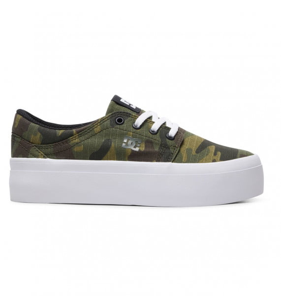 фото Кеды женские dc shoes adjs300196-cmo хаки 7.5 us