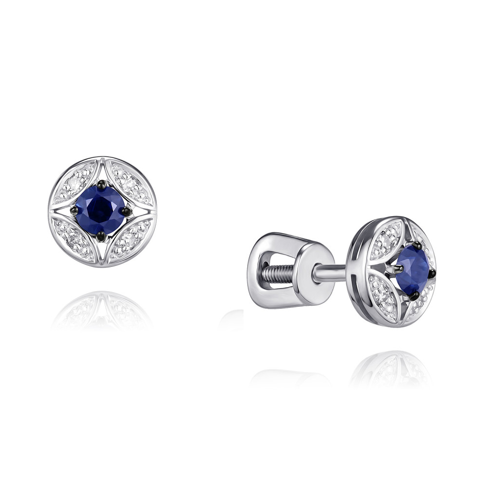Серьги пусеты из белого золота ADAMAS 21041628/01-А51ДЧ-432, бриллиант/сапфир, 21041628/01-А51ДЧ-432
Серьги пусеты из белого золота ADAMAS 21041628/01-А51ДЧ-432, бриллиант/сапфир, 21041628/01-А51ДЧ-432