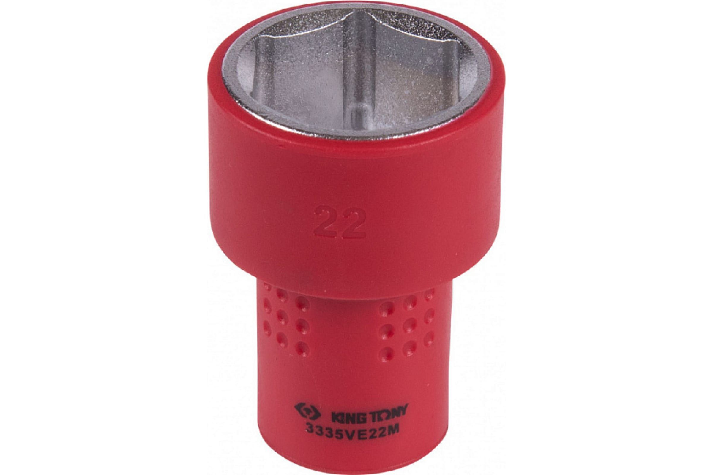 KING TONY Головка торцевая диэлектрическая шестигранная 3/8", 22 мм KING TONY 3335VE22M
KING TONY Головка торцевая диэлектрическая шестигранная 3/8", 22 мм KING TONY 3335VE22M
