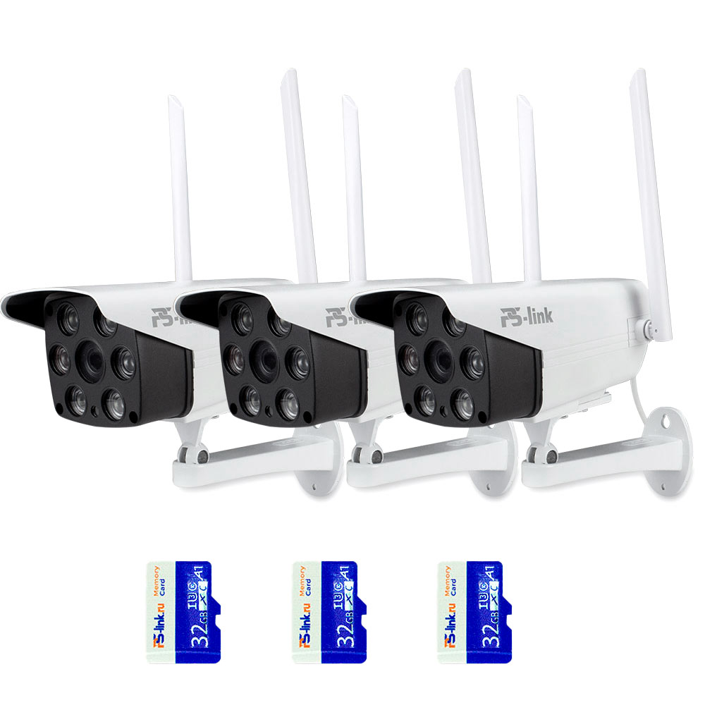 Комплект видеонаблюдения WIFI 3Мп Ps-Link KIT-XMS303-WIFI 3 камеры для улицы, Белый, KIT-XMS303-WIFI
Комплект видеонаблюдения WIFI 3Мп Ps-Link KIT-XMS303-WIFI 3 камеры для улицы, Белый, KIT-XMS303-WIFI