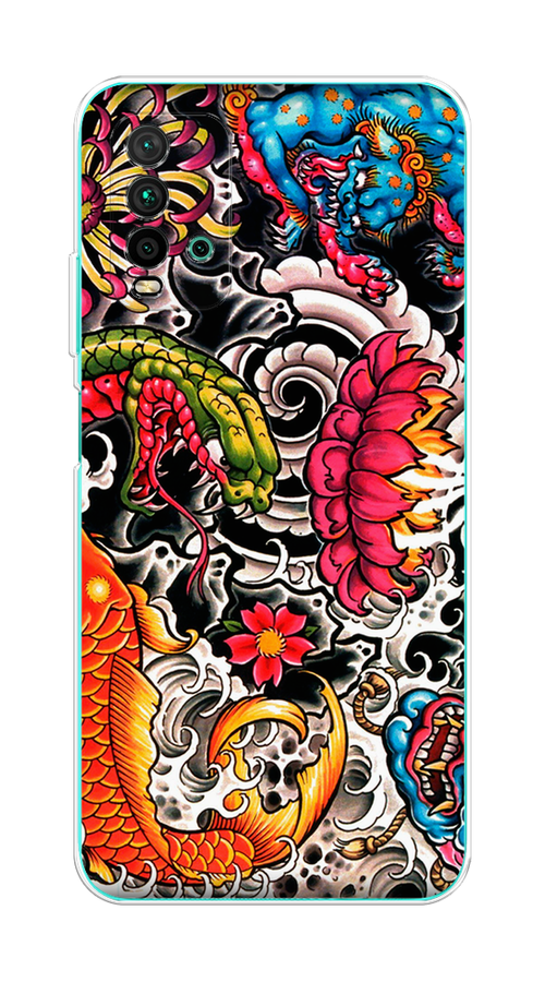 Чехол на Xiaomi Redmi 9T "Японское искусство", Красный;оранжевый;голубой, 39850-4
Чехол на Xiaomi Redmi 9T "Японское искусство", Красный;оранжевый;голубой, 39850-4