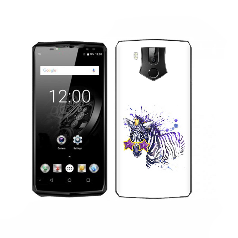 Чехол MyPads Tocco для Oukitel K10 акварельная зебра, Прозрачный, Tocco 
Чехол MyPads Tocco для Oukitel K10 акварельная зебра, Прозрачный, Tocco