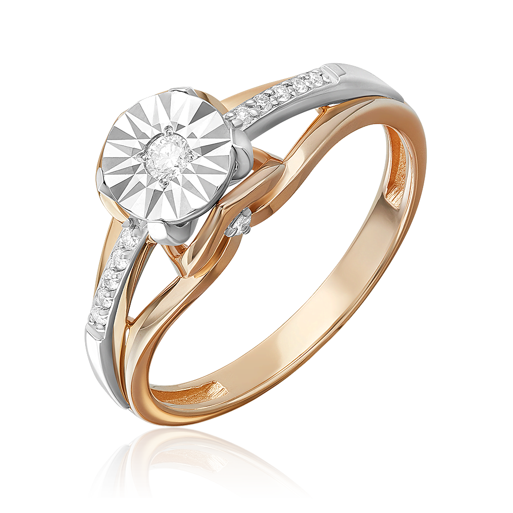 Кольцо из белого/красного золота р. PLATINA jewelry 01-5751-00-101-1111, бриллиант, 01-5751-00-101-1111
Кольцо из белого/красного золота р. PLATINA jewelry 01-5751-00-101-1111, бриллиант, 01-5751-00-101-1111