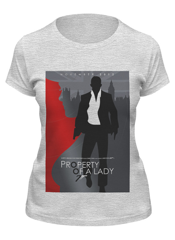 Футболка женская Printio Property of a lady - 007 серая 2XL, Серый, Property of a lady - 007
Футболка женская Printio Property of a lady - 007 серая 2XL, Серый, Property of a lady - 007
