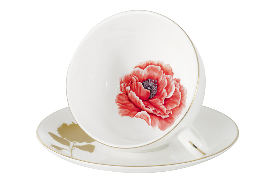 Чашка с блюдцем Мак, 0,25 л KSAL-AL-4003P-E11, Белый;красный;золотистый
Чашка с блюдцем Мак, 0,25 л KSAL-AL-4003P-E11, Белый;красный;золотистый