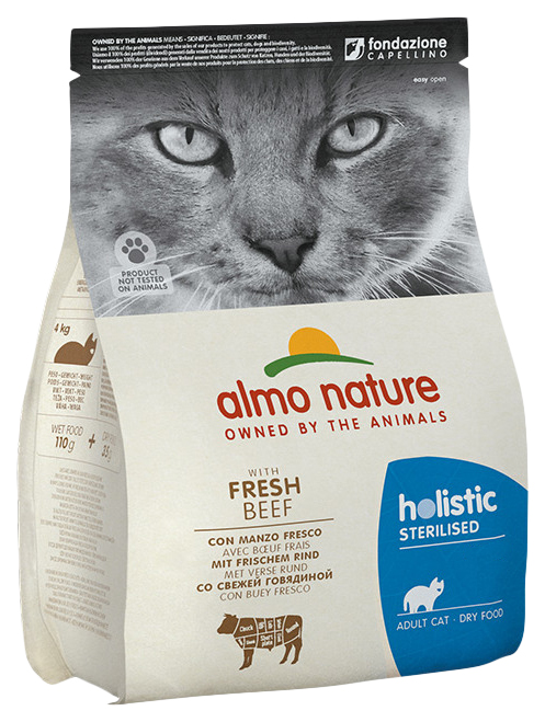 Сухой корм для кошек Almo Nature Adult Sterilised Beef&Rice, говядина и рис, 2 шт по 400 г
Сухой корм для кошек Almo Nature Adult Sterilised Beef&Rice, говядина и рис, 2 шт по 400 г