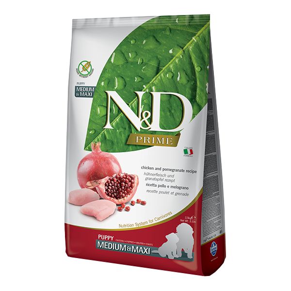 FARMINA FARMINA DOG N&D PRIME PUPPY MEDIUM & MAXI CHICKEN & POMEGRANATE беззерновой для ще
FARMINA FARMINA DOG N&D PRIME PUPPY MEDIUM & MAXI CHICKEN & POMEGRANATE беззерновой для ще