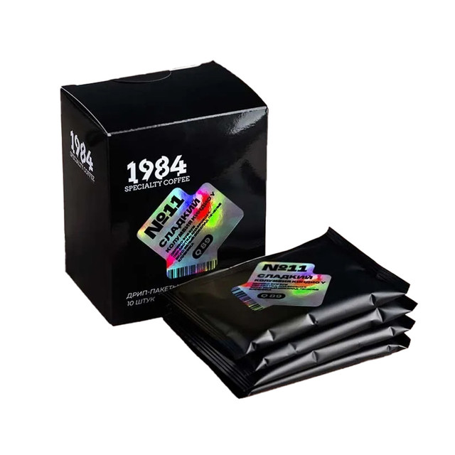 Кофе молотый в дрип пакетах 1984 №11. Сладкий. Колумбия Киндио Y, 10 шт., Кофе молотый в дрип пакете, 10 шт.
Кофе молотый в дрип пакетах 1984 №11. Сладкий. Колумбия Киндио Y, 10 шт., Кофе молотый в дрип пакете, 10 шт.