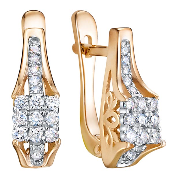Серьги из красного золота с бриллиантом Vesna jewelry 22203-151-46-00, 22203-151-46-00
Серьги из красного золота с бриллиантом Vesna jewelry 22203-151-46-00, 22203-151-46-00