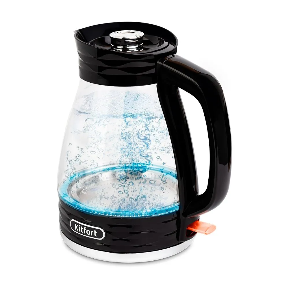 фото Чайник электрический kitfort кт-6153 1.7 л черный