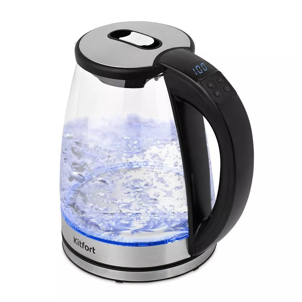 фото Чайник электрический kitfort кт-6176 1.8 л black