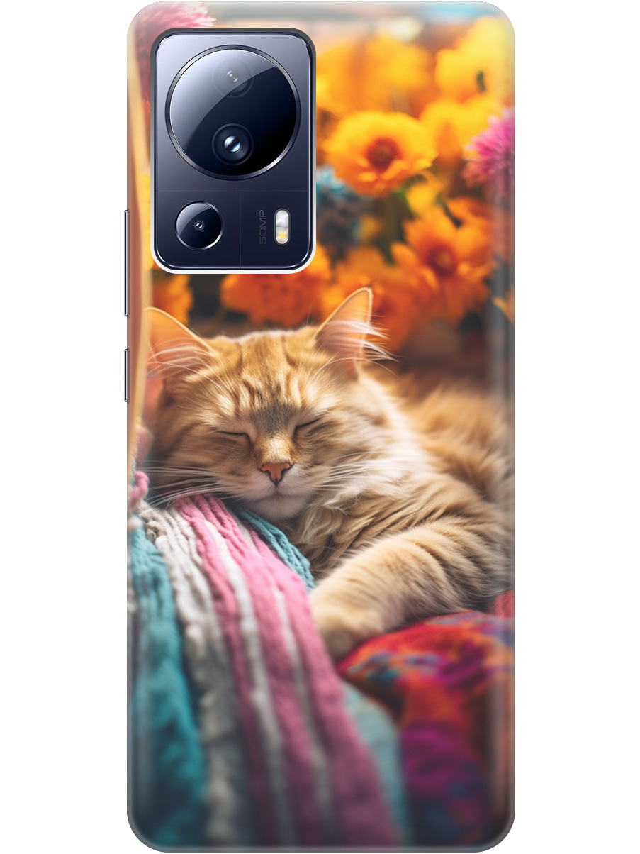 Силиконовый чехол на Xiaomi 13 Lite с принтом "Котик в цветах" прозрачный, Белый;желтый, 20000460
Силиконовый чехол на Xiaomi 13 Lite с принтом "Котик в цветах" прозрачный, Белый;желтый, 20000460