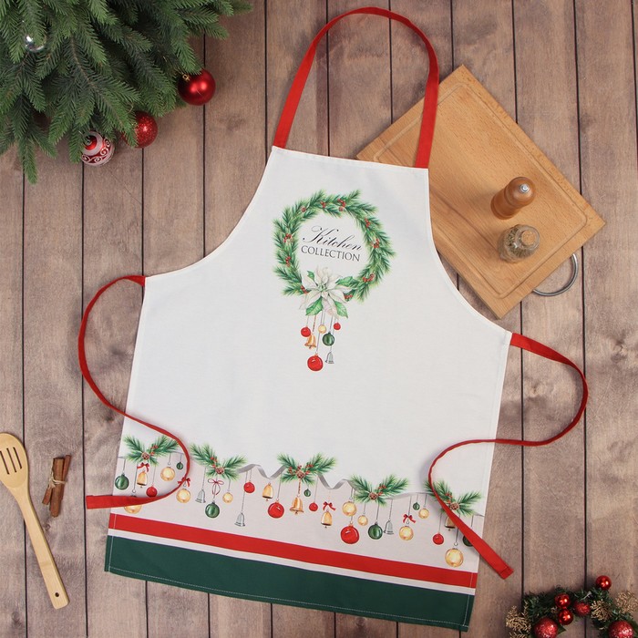 Фартук Этель "Рождественский венок" 60х70 см, 100% хлопок, саржа 190 г/м2, Белый;красный;зеленый
Фартук Этель "Рождественский венок" 60х70 см, 100% хлопок, саржа 190 г/м2, Белый;красный;зеленый