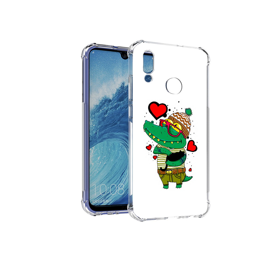 Чехол MyPads Tocco для Huawei P Smart (2019) Влюбленный крокодил, Прозрачный, Tocco 
Чехол MyPads Tocco для Huawei P Smart (2019) Влюбленный крокодил, Прозрачный, Tocco