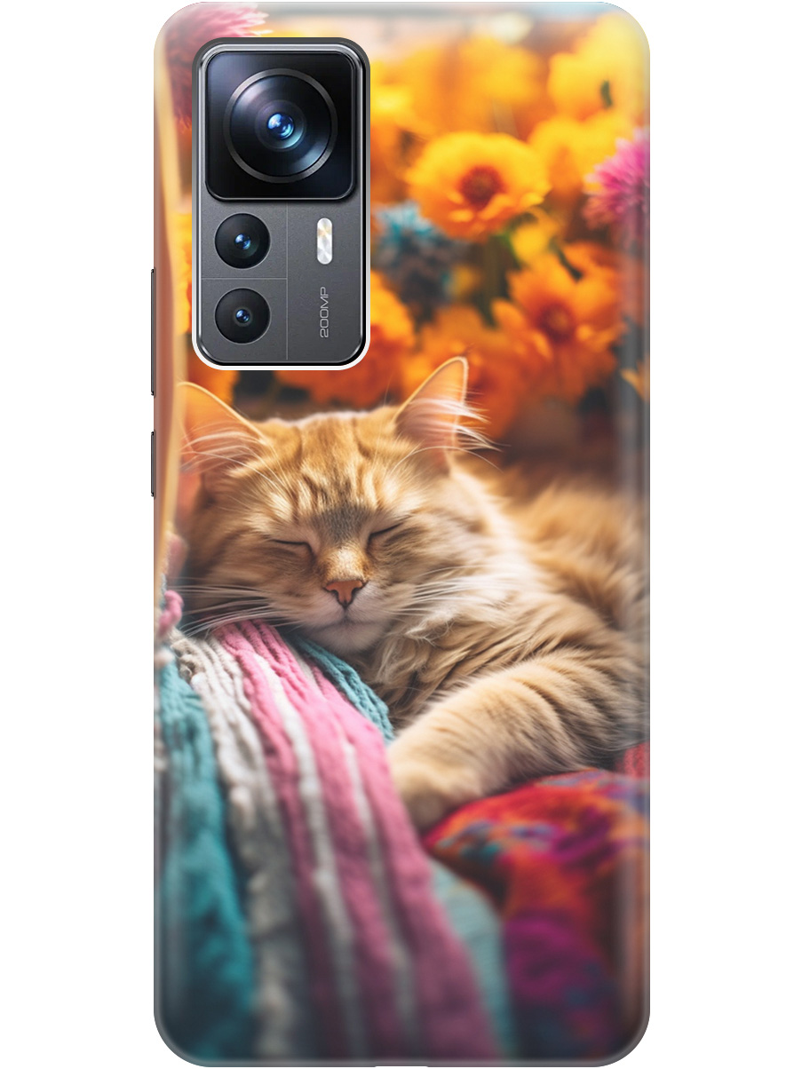 Силиконовый чехол на Xiaomi 12T/12T Pro с принтом "Котик в цветах" прозрачный, Белый;желтый, 20000582
Силиконовый чехол на Xiaomi 12T/12T Pro с принтом "Котик в цветах" прозрачный, Белый;желтый, 20000582