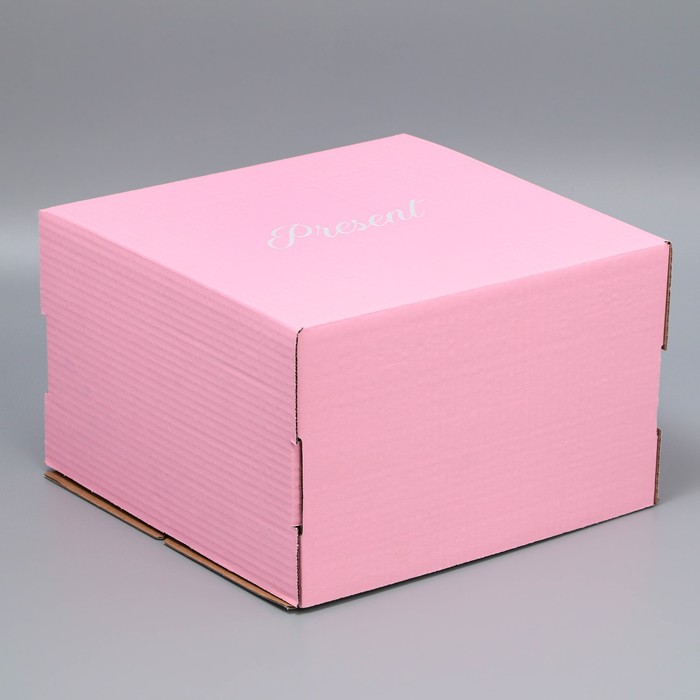 Коробка складная Дарите Счастье розовая Present 30 х 30 х 19 см, Розовый, Коллекция упаковки "Послание"
Коробка складная Дарите Счастье розовая Present 30 х 30 х 19 см, Розовый, Коллекция упаковки "Послание"