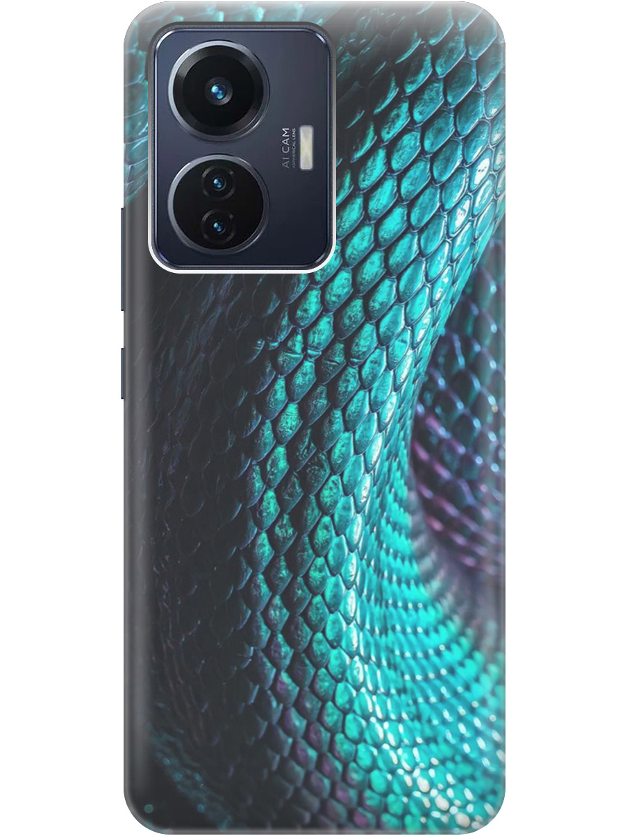 Силиконовый чехол на Vivo T1 с принтом "Переливающаяся змея" прозрачный, Зеленый;синий, 20000791
Силиконовый чехол на Vivo T1 с принтом "Переливающаяся змея" прозрачный, Зеленый;синий, 20000791