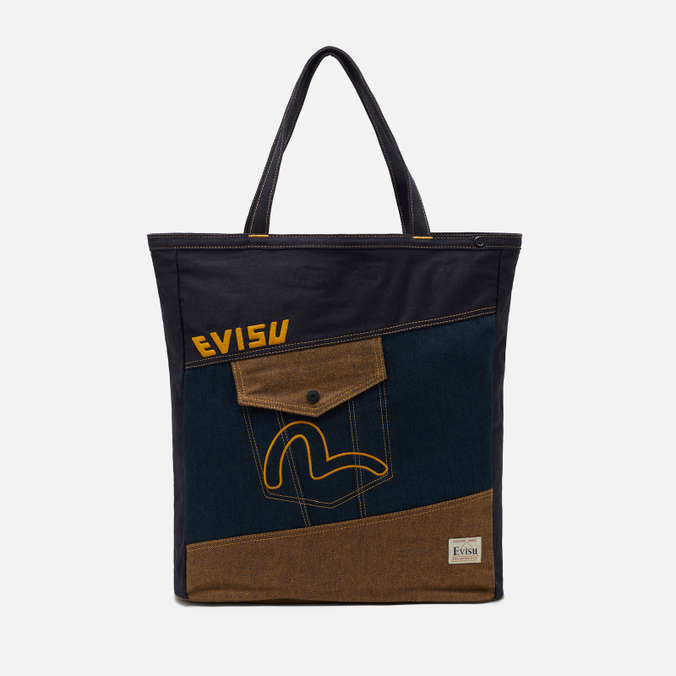 Сумка шоппер унисекс Evisu Contrast Fabric Blocking Denim Tote, синий, Contrast Fabric Blocking Denim Tote
Сумка шоппер унисекс Evisu Contrast Fabric Blocking Denim Tote, синий, Contrast Fabric Blocking Denim Tote