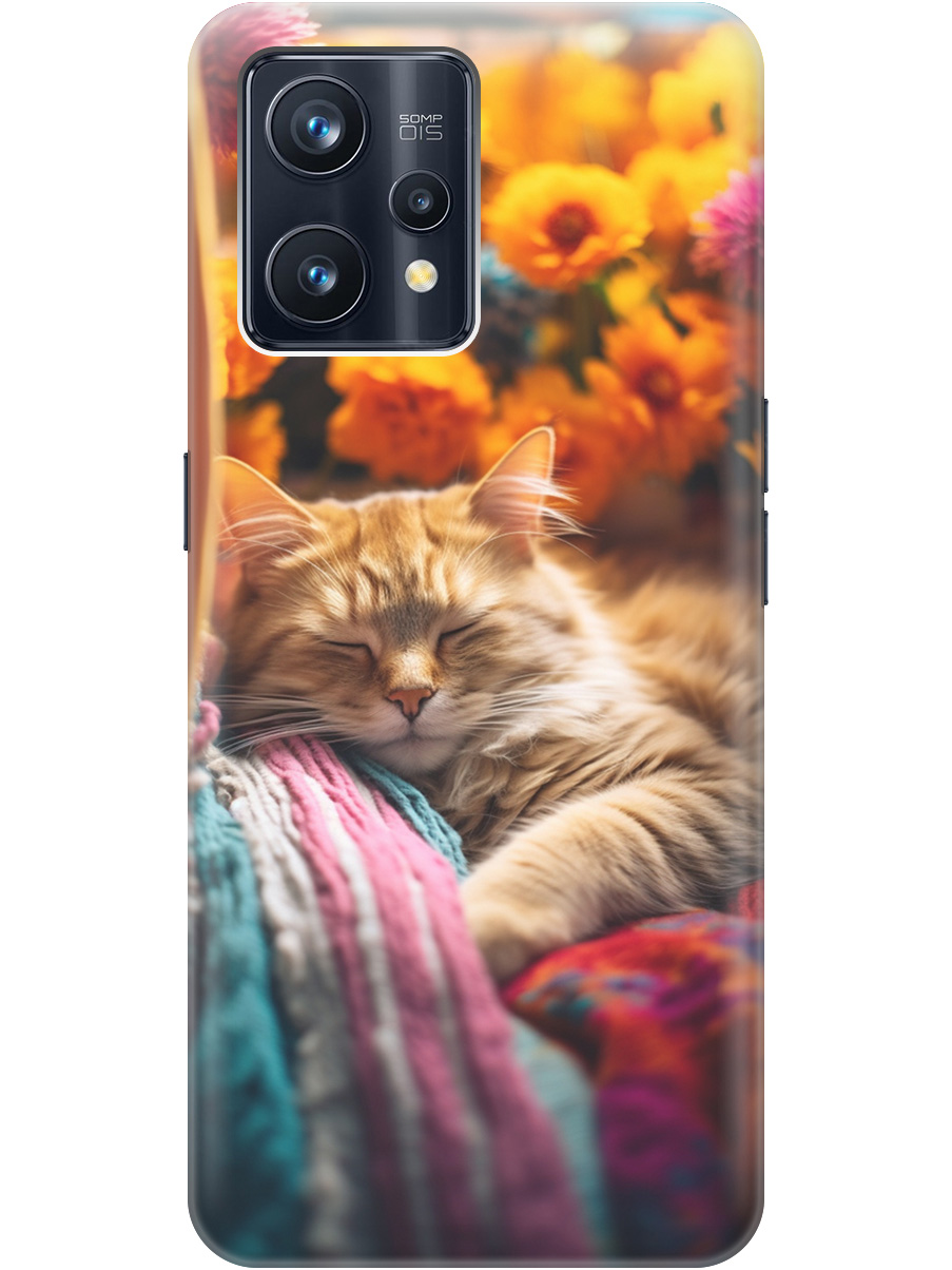 Силиконовый чехол на Realme 9 Pro+ с принтом "Котик в цветах" прозрачный, Белый;желтый, 20000480
Силиконовый чехол на Realme 9 Pro+ с принтом "Котик в цветах" прозрачный, Белый;желтый, 20000480