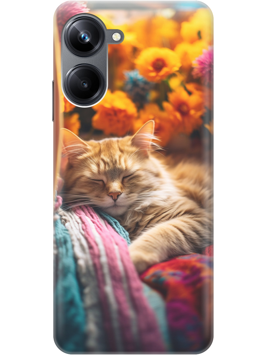 Силиконовый чехол на Realme 10 Pro с принтом "Котик в цветах" прозрачный, Белый;желтый, 20000303
Силиконовый чехол на Realme 10 Pro с принтом "Котик в цветах" прозрачный, Белый;желтый, 20000303