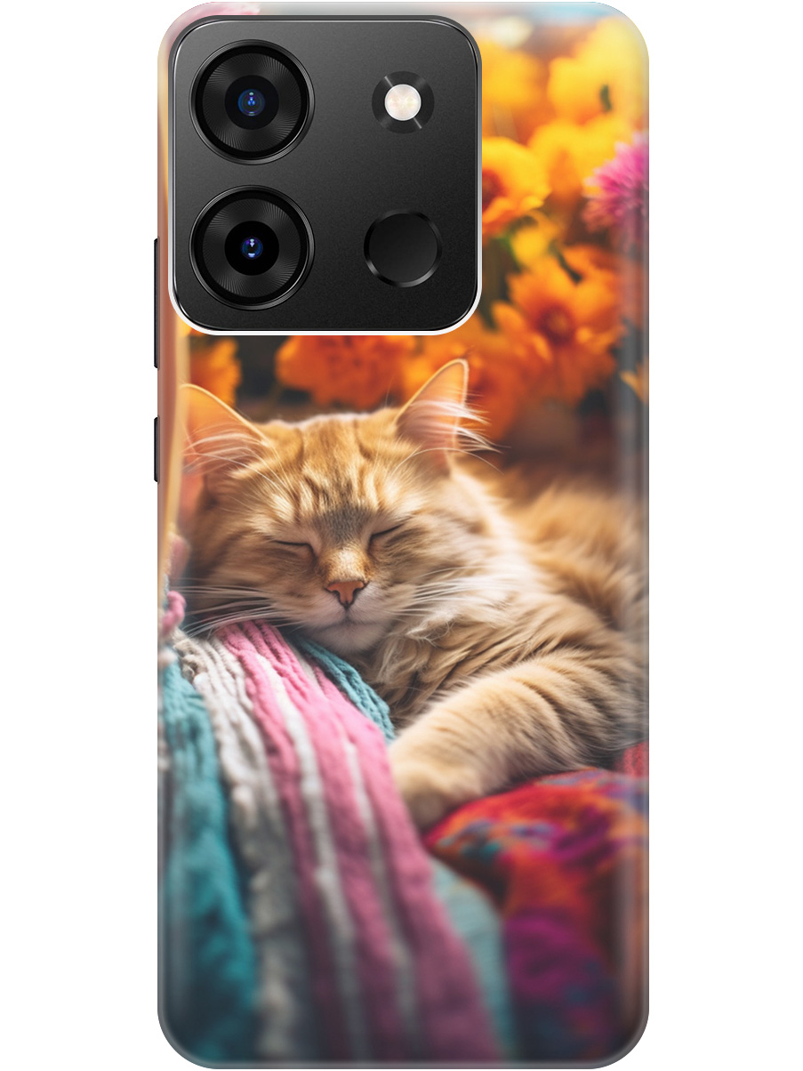 Силиконовый чехол на Infinix Smart 7 Plus с принтом "Котик в цветах" прозрачный, Белый;желтый, 20000073
Силиконовый чехол на Infinix Smart 7 Plus с принтом "Котик в цветах" прозрачный, Белый;желтый, 20000073