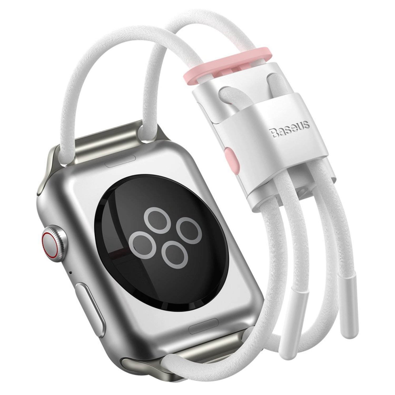 Ремешок для Watch 3/4/5 42mm Baseus LetsGo Lockable Rope Strap White/Pink, LBAPWA4-B24
Ремешок для Watch 3/4/5 42mm Baseus LetsGo Lockable Rope Strap White/Pink, LBAPWA4-B24