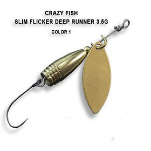 фото Блесна cf вращ.slim flicker dr-3.5g #1-mb