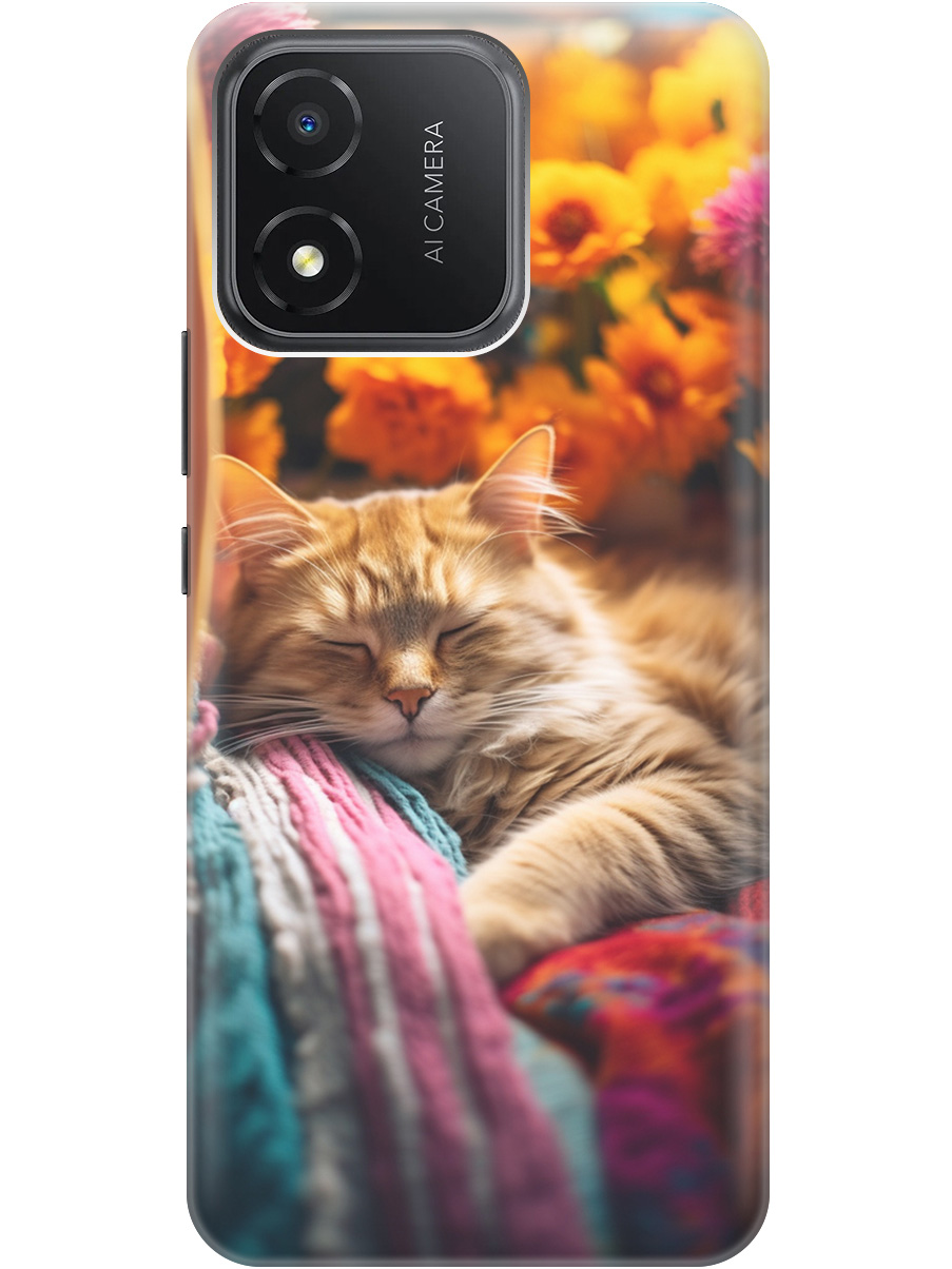 Силиконовый чехол на Honor X5 с принтом "Котик в цветах" прозрачный, Белый;желтый, 20000029
Силиконовый чехол на Honor X5 с принтом "Котик в цветах" прозрачный, Белый;желтый, 20000029