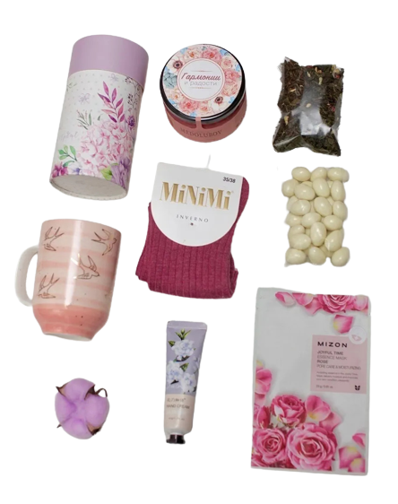 фото Подарочный набор для женщины на день рождения sweet & beauty чайный набор гармония