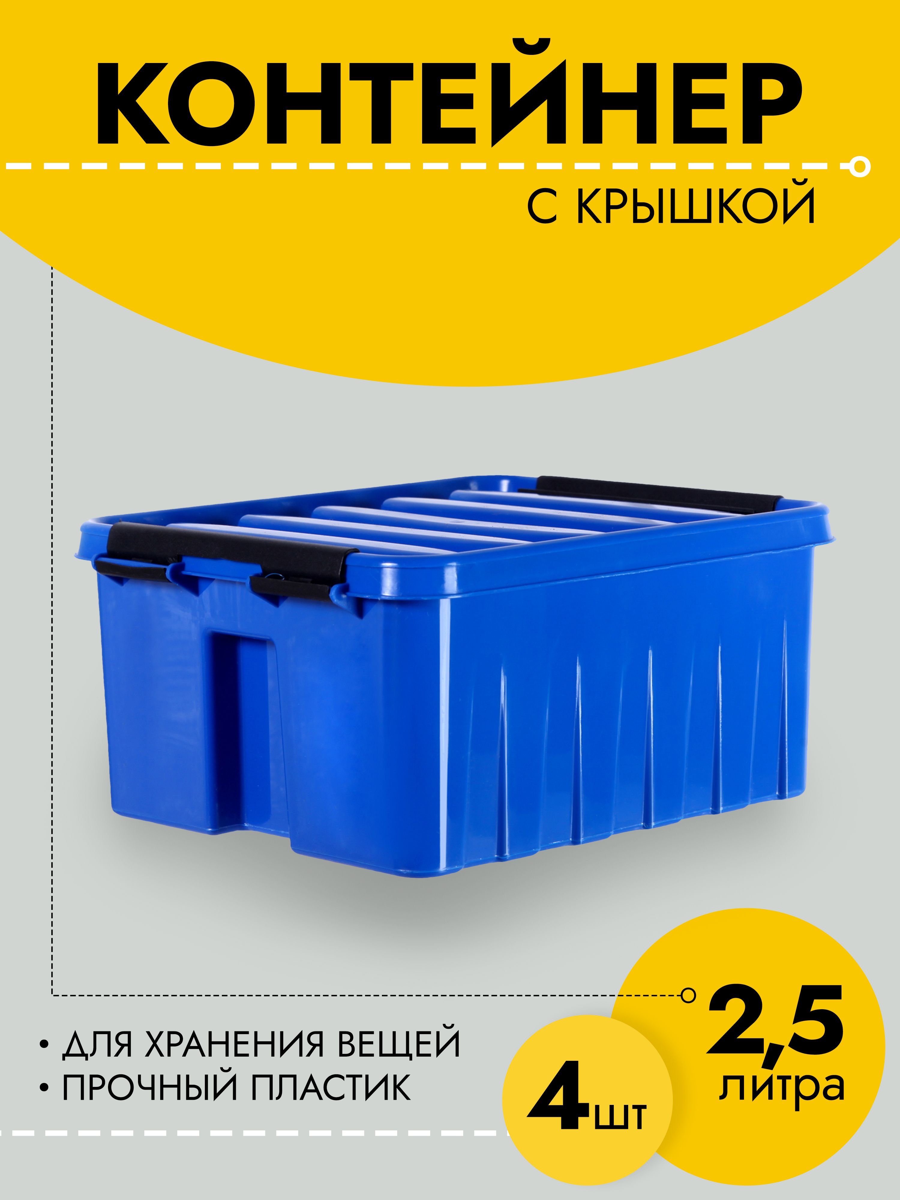 Контейнер Rox Box RB002-00.06-4, цвет синий, размеры 30x20x15 см, пластик, RB002-00.06
Контейнер Rox Box RB002-00.06-4, цвет синий, размеры 30x20x15 см, пластик, RB002-00.06