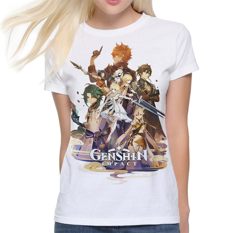Футболка женская Dream Shirts Genshin Impact Геншин Импакт Игра 1 белая S, Белый, Genshin Impact Геншин Импакт Игра 1
Футболка женская Dream Shirts Genshin Impact Геншин Импакт Игра 1 белая S, Белый, Genshin Impact Геншин Импакт Игра 1