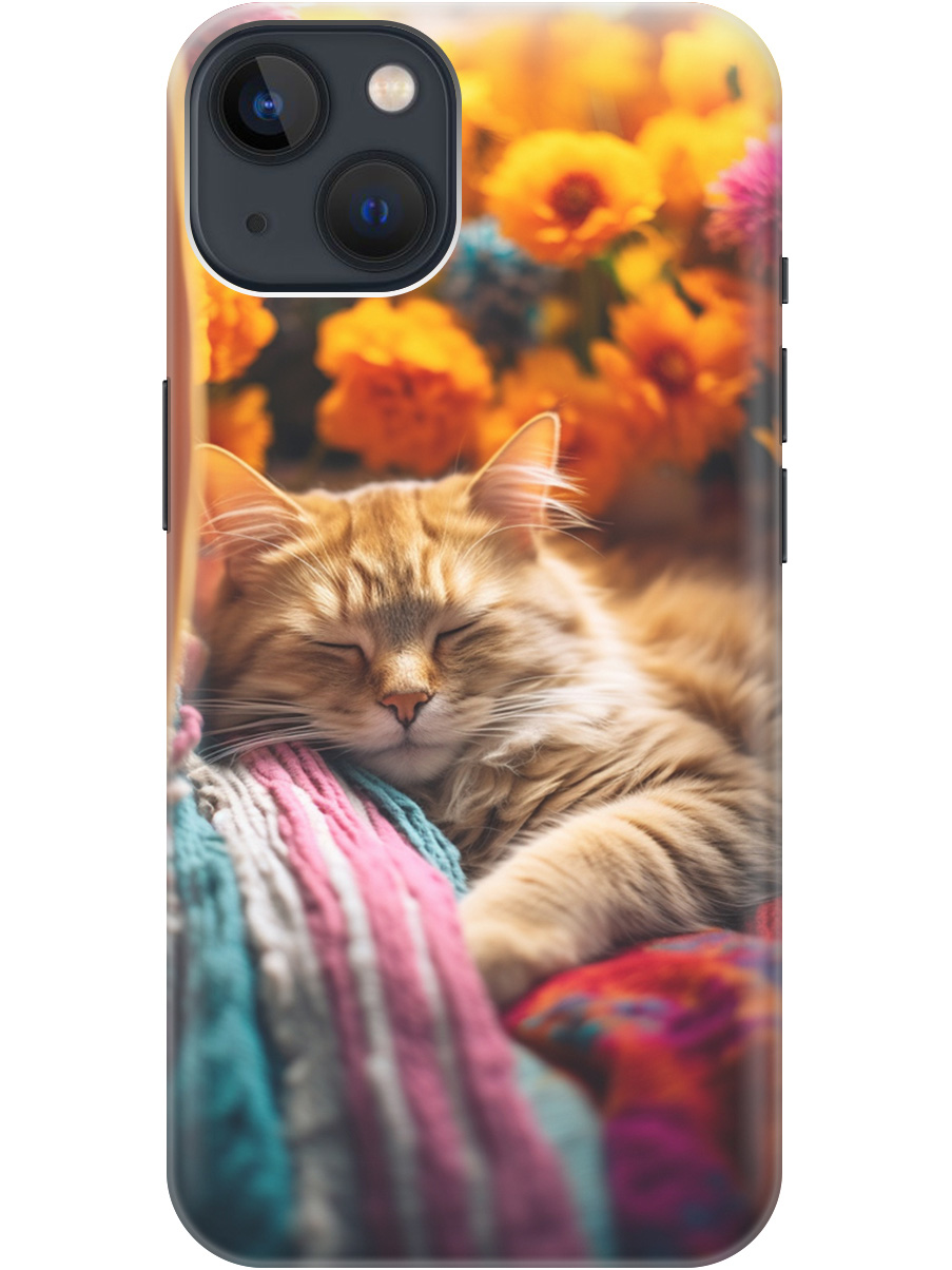 Силиконовый чехол на Apple iPhone 14 Plus с принтом "Котик в цветах" прозрачный, Белый;желтый, 20000252
Силиконовый чехол на Apple iPhone 14 Plus с принтом "Котик в цветах" прозрачный, Белый;желтый, 20000252