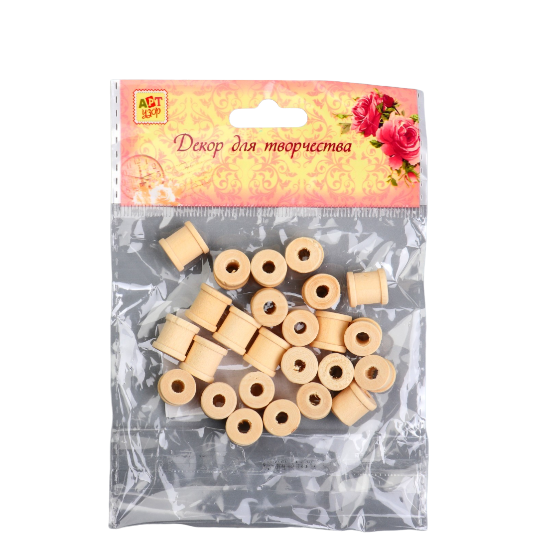 Набор декора для творчества дерево Катушка (набор 25 шт) 1х1 см, Бежевый
Набор декора для творчества дерево Катушка (набор 25 шт) 1х1 см, Бежевый