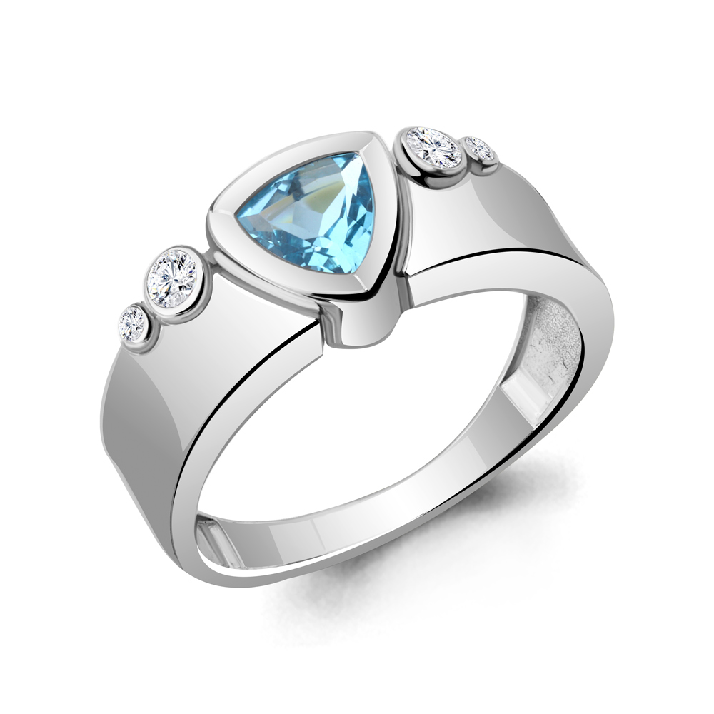 Кольцо из серебра с топазом\фианитом Aquamarine Aquamarine 6960905А_925_р р. 18, 6960905А_925_р
Кольцо из серебра с топазом\фианитом Aquamarine Aquamarine 6960905А_925_р р. 18, 6960905А_925_р