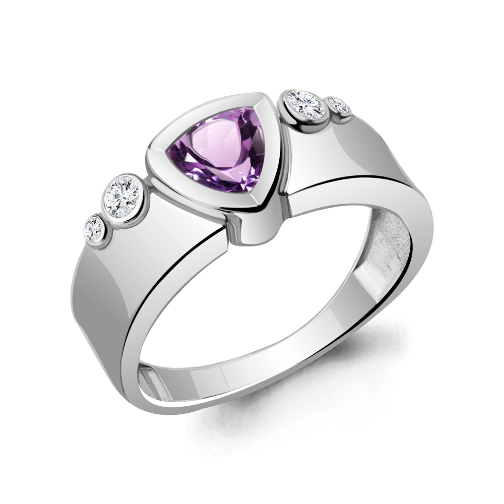 Кольцо из серебра с аметистом\фианитом Aquamarine Aquamarine 6960904А_925_р р, 6960904А_925_р
Кольцо из серебра с аметистом\фианитом Aquamarine Aquamarine 6960904А_925_р р, 6960904А_925_р