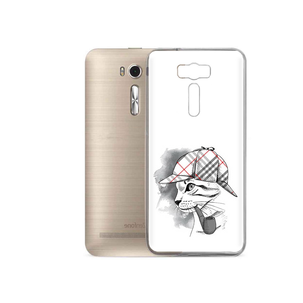 Чехол MyPads Tocco для Asus ZenFone 2 Laser (ZE500KL) кошка с трубкой, Прозрачный, Tocco
Чехол MyPads Tocco для Asus ZenFone 2 Laser (ZE500KL) кошка с трубкой, Прозрачный, Tocco