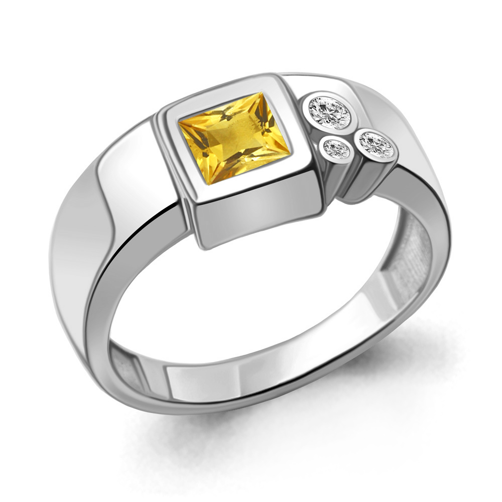 Кольцо из серебра с цитрином\фианитом Aquamarine Aquamarine 6960806А_925_р р. 16,5, 6960806А_925_р
Кольцо из серебра с цитрином\фианитом Aquamarine Aquamarine 6960806А_925_р р. 16,5, 6960806А_925_р