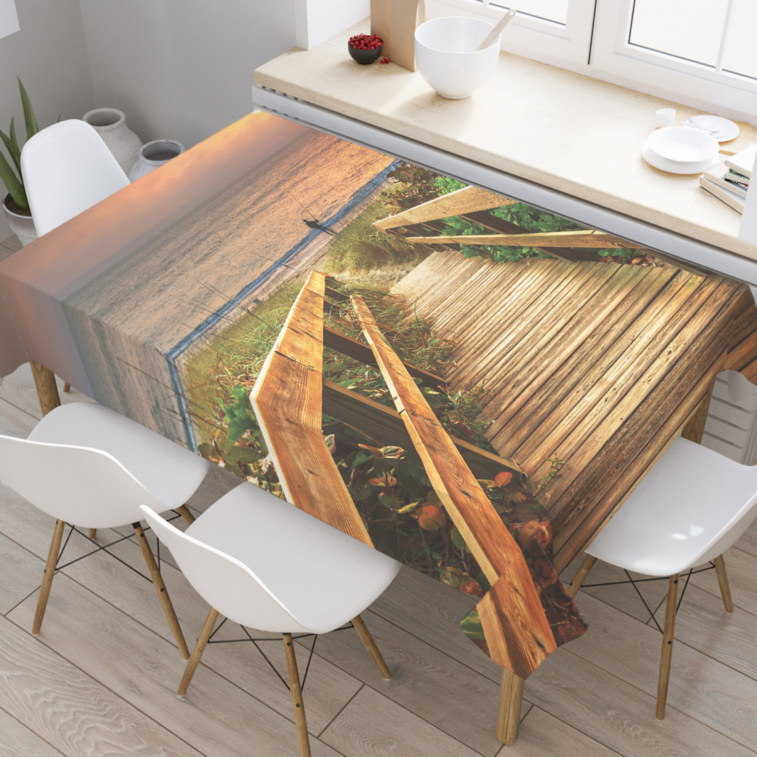 Скатерть прямоугольная JoyArty "Морские тропы" из оксфорда, 120x145 см, Коричневый, Морские тропы 
Скатерть прямоугольная JoyArty "Морские тропы" из оксфорда, 120x145 см, Коричневый, Морские тропы