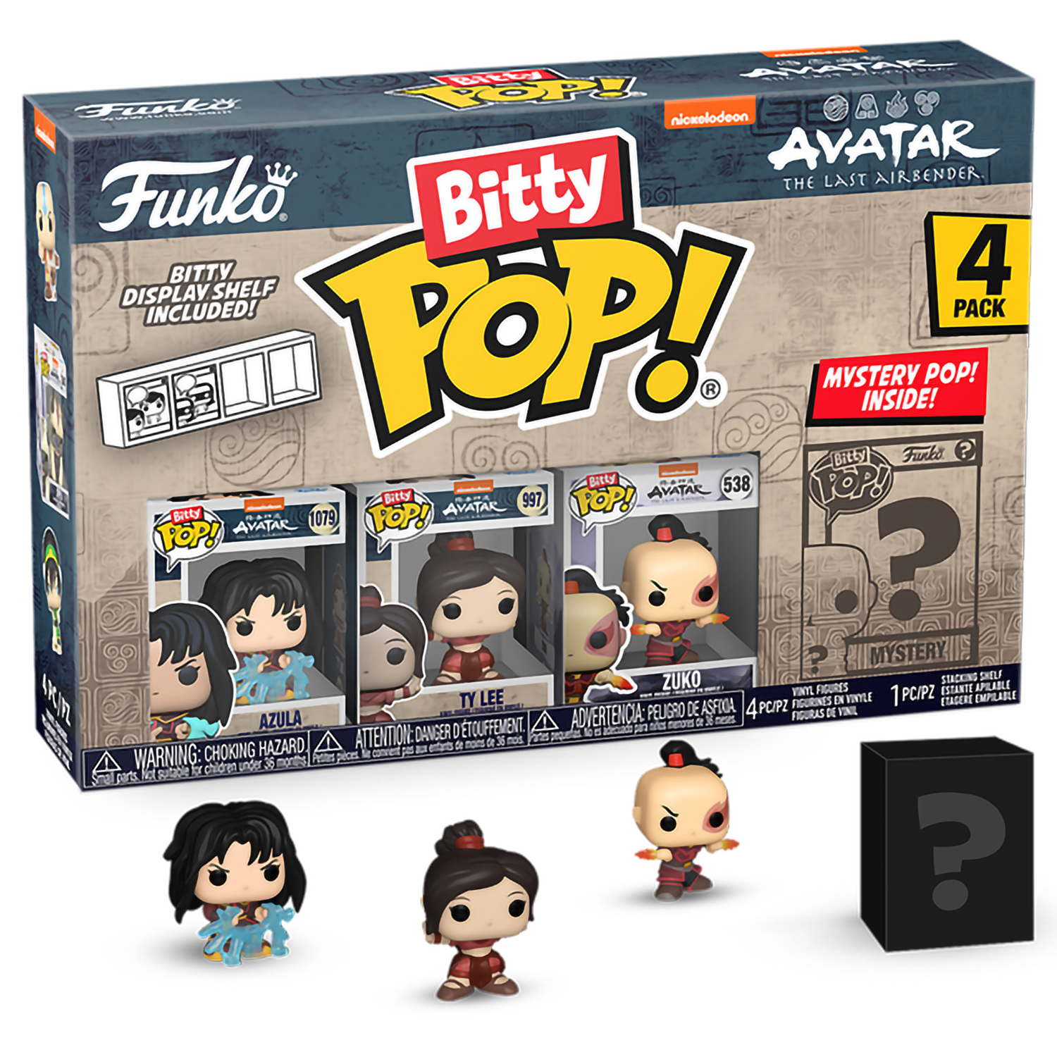 Фигурка Funko Bitty POP! Avatar The Last Airbender Azula+Ty Lee+Zuko+Mystery 73057, 73057
Фигурка Funko Bitty POP! Avatar The Last Airbender Azula+Ty Lee+Zuko+Mystery 73057, 73057