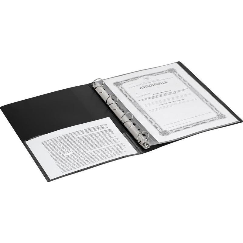 Папка на 4-х кольцах Attache (А4, корешок 32мм, кольца d=25мм, до 200л.) черная, 30шт., Черный
Папка на 4-х кольцах Attache (А4, корешок 32мм, кольца d=25мм, до 200л.) черная, 30шт., Черный