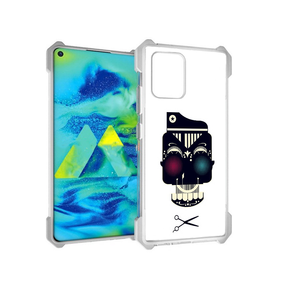 Чехол MyPads Tocco для Samsung Galaxy S10 Lite черно белый скелет с яркими глазами, Прозрачный, Tocco
Чехол MyPads Tocco для Samsung Galaxy S10 Lite черно белый скелет с яркими глазами, Прозрачный, Tocco
