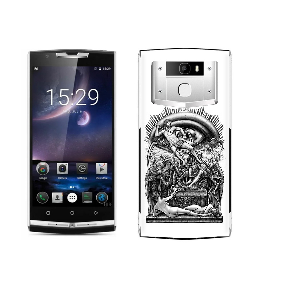 Чехол MyPads Tocco для Oukitel K10000 Pro оракул черно белый, Прозрачный, Tocco 
Чехол MyPads Tocco для Oukitel K10000 Pro оракул черно белый, Прозрачный, Tocco